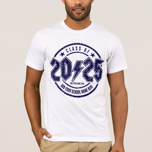 Klasse 2025 Grad T-Shirt (Vorderseite)