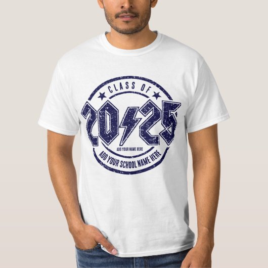Klasse 2025 Grad T-Shirt (Vorderseite)
