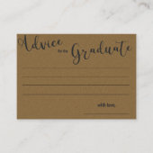 Klasse 2025 Graduate Foto Kraft Abschluss Hinweiskarte (Vorderseite)