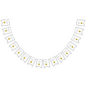 Klasse 2025 Graduationspartei Sonnenblumen Wimpelkette (Alle)