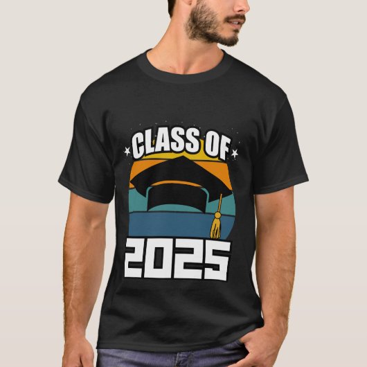 Klasse 2025 - Hochrangiges Abschluss-Senior-Jahr T-Shirt (Vorderseite)
