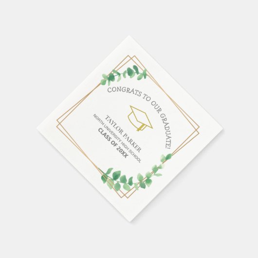 Klasse 2025, Klasse des Abschlusses 2026 Serviette (Ecke)