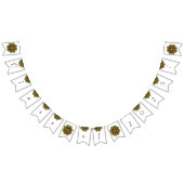 Klasse 2025! Mandala in Gelb & tan Wimpelkette (Alle)