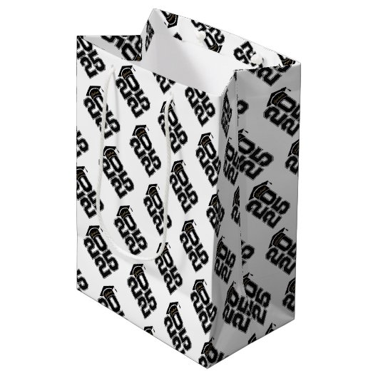 Klasse 2025 mittlere geschenktüte (Vorderseite Schrägansicht)