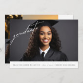 KLASSE 2025 MULTI-Foto-Abschluss der High School Ankündigung (Vorne/Hinten)