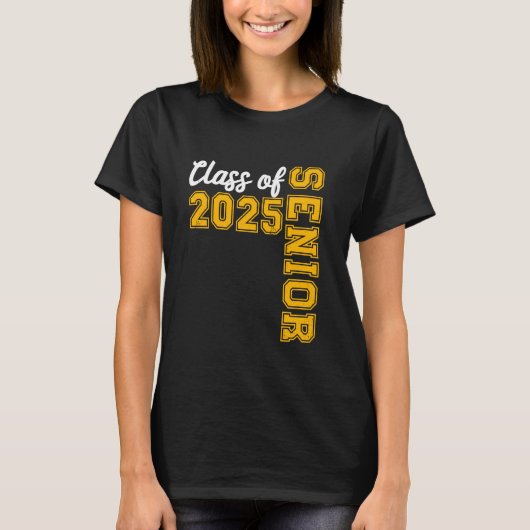 Klasse 2025 Oberschullehrer Abschluss Back T T-Shirt (Vorderseite)