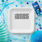 Klasse 2025 pappteller (Party)