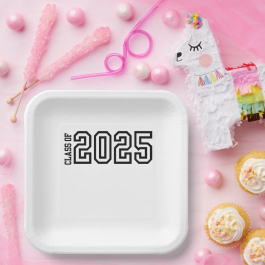 Klasse 2025 pappteller (Party)