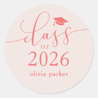 Klasse 2025 Pink Graduation Party Bevorzugung