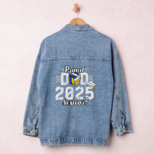 Klasse 2025 - Senior 2025 - Volleyball-Vater Jeansjacke