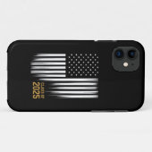 Klasse 2025 Senior American Flag Abschluss Case-Mate iPhone Hülle (Rückseite (Horizontal))