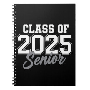 Klasse 2025 Senior Rückkehr zur Schule 2025 Vintag Notizblock
