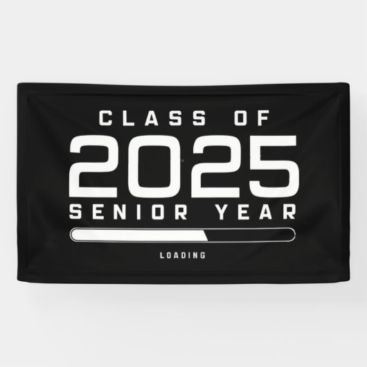 Klasse 2025 Senior Year Loading Senior 2025 Banner (Horizontal)