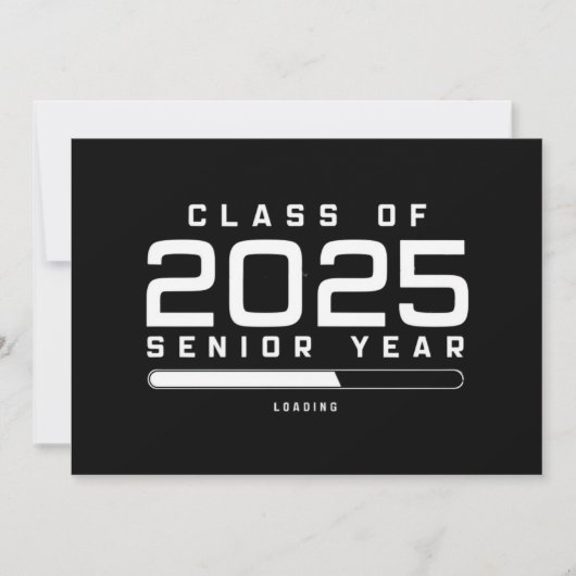 Klasse 2025 Senior Year Loading Senior 2025 Einladung (Vorderseite)