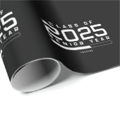 Klasse 2025 Senior Year Loading Senior 2025 Geschenkpapier (Rolleneckpunkt)