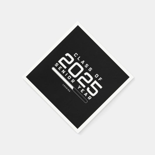 Klasse 2025 Senior Year Loading Senior 2025 Serviette (Ecke)