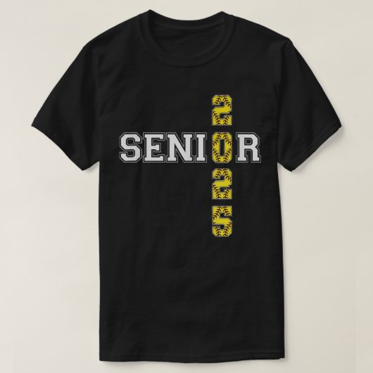 Klasse 2025: Softball Senior Abschluss Graduate T-Shirt (Design vorne)