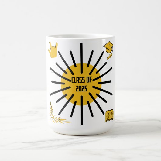 Klasse 2025 - Sunshine Kaffeetasse (Mittel)