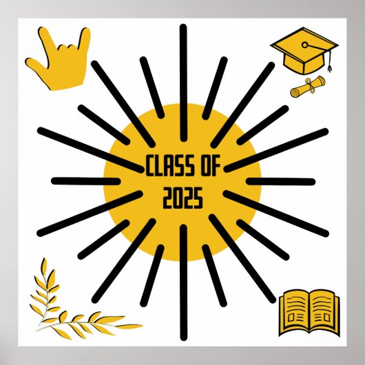 Klasse 2025 - Sunshine Poster (Vorne)