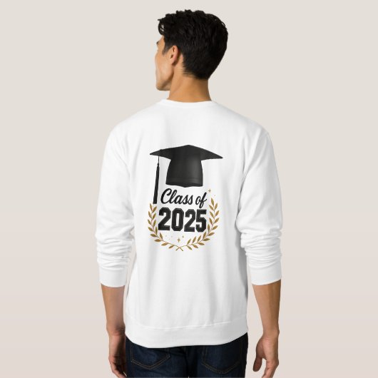 Klasse 2025 sweatshirt (Schwarz voll)