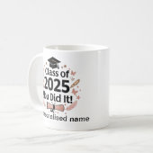 Klasse 2025 - Tasse des Personalisierten Abschluss (Vorderseite Links)