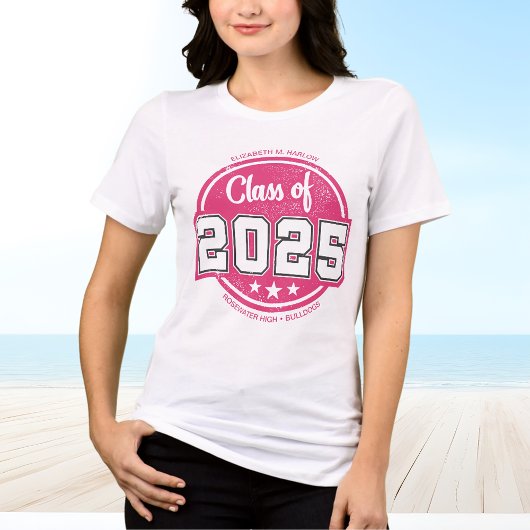 Klasse 2025 Vintag Graduate Name Tri-Blend Shirt