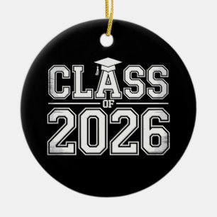 Klasse 2026 Abschluss 26 Absolvent Vintage Keramik Ornament