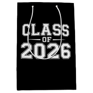 Klasse 2026 Abschluss Absolvent Retro Vintage Mittlere Geschenktüte