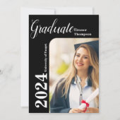 Klasse 2026 Abschluss des modernen Fotos Einladung (Vorderseite)