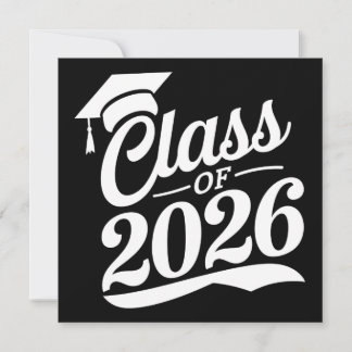 Klasse 2026 Abschluss für den Abschluss eines Schu Einladung