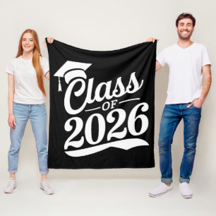 Klasse 2026 Abschluss für den Abschluss eines Schu Fleecedecke