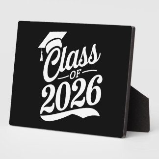 Klasse 2026 Abschluss für den Abschluss eines Schu Fotoplatte