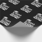 Klasse 2026 Abschluss für den Abschluss eines Schu Geschenkpapier (Ecke)