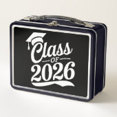 Klasse 2026 Abschluss für den Abschluss eines Schu Metall Brotdose (Vorderseite)