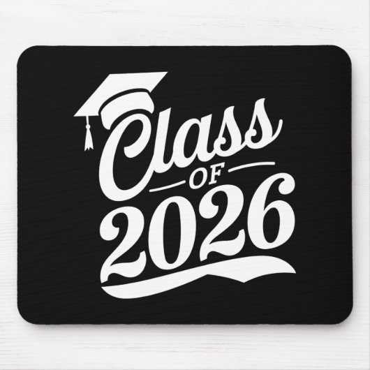 Klasse 2026 Abschluss für den Abschluss eines Schu Mousepad (Vorne)