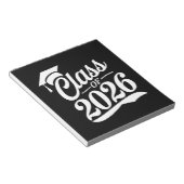 Klasse 2026 Abschluss für den Abschluss eines Schu Notizblock (angewinkelt)