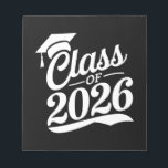 Klasse 2026 Abschluss für den Abschluss eines Schu Notizblock<br><div class="desc">Klasse 2026 Abschluss für den Abschluss eines Schulabschlusses</div>