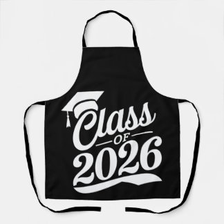 Klasse 2026 Abschluss für den Abschluss eines Schu Schürze