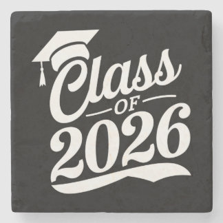 Klasse 2026 Abschluss für den Abschluss eines Schu Steinuntersetzer