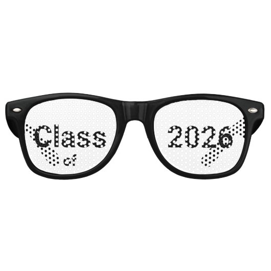 Klasse 2026 Abschluss für Senioren Partybrille (Vorderseite)