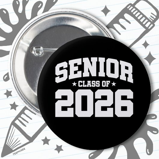 Klasse 2026 Abschluss in der Hochschule Senior 202 Button