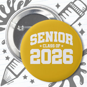 Klasse 2026 Abschluss in der Hochschule Senior 202 Button