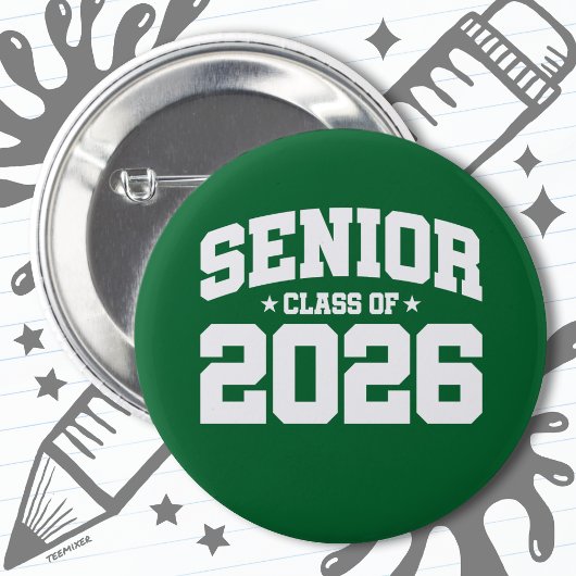 Klasse 2026 Abschluss in der Hochschule Senior 202 Button