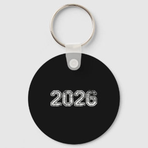 Klasse 2026 _ Abschluss Schule Vintage Geist Schlüsselanhänger