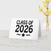 Klasse 2026 Abschluss Star Karte (Gelbe Blume)