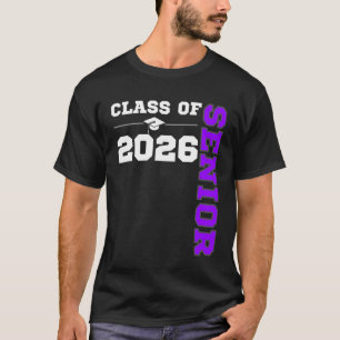 Klasse 2026 Abschlussjahr 26 Rückkehr zur Schule F T-Shirt