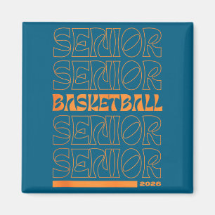 Klasse 2026 Basketball Senior Night Design Magnet
