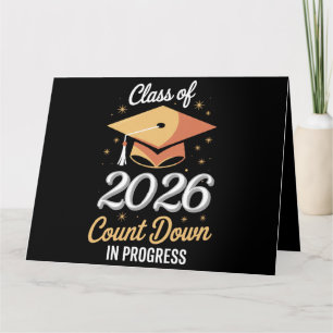 Klasse 2026 Countdown im Gange Personalisiert  Karte