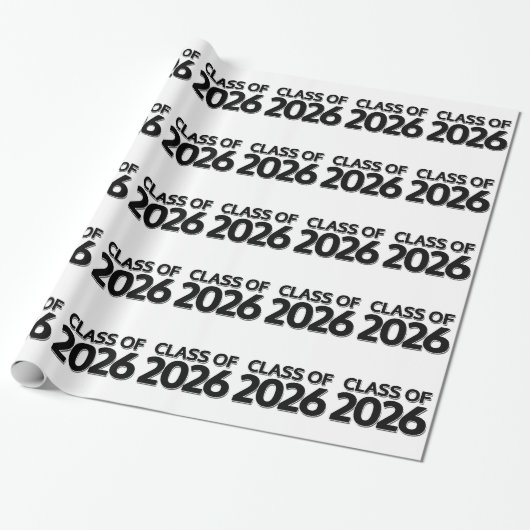 Klasse 2026 geschenkpapier (Ungerollt)