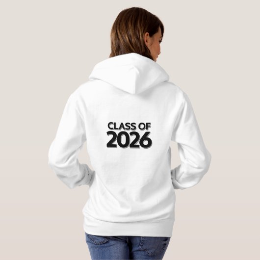 Klasse 2026 hoodie (Schwarz voll)